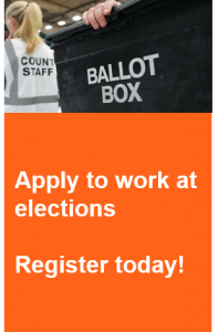 Apply to work at elections link